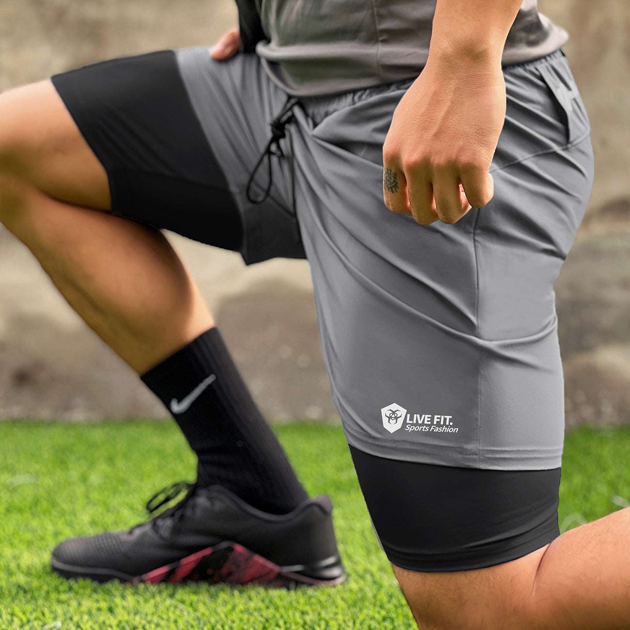 American Style Quick Drying Zippered Shorts For Men - globaltradeleader
