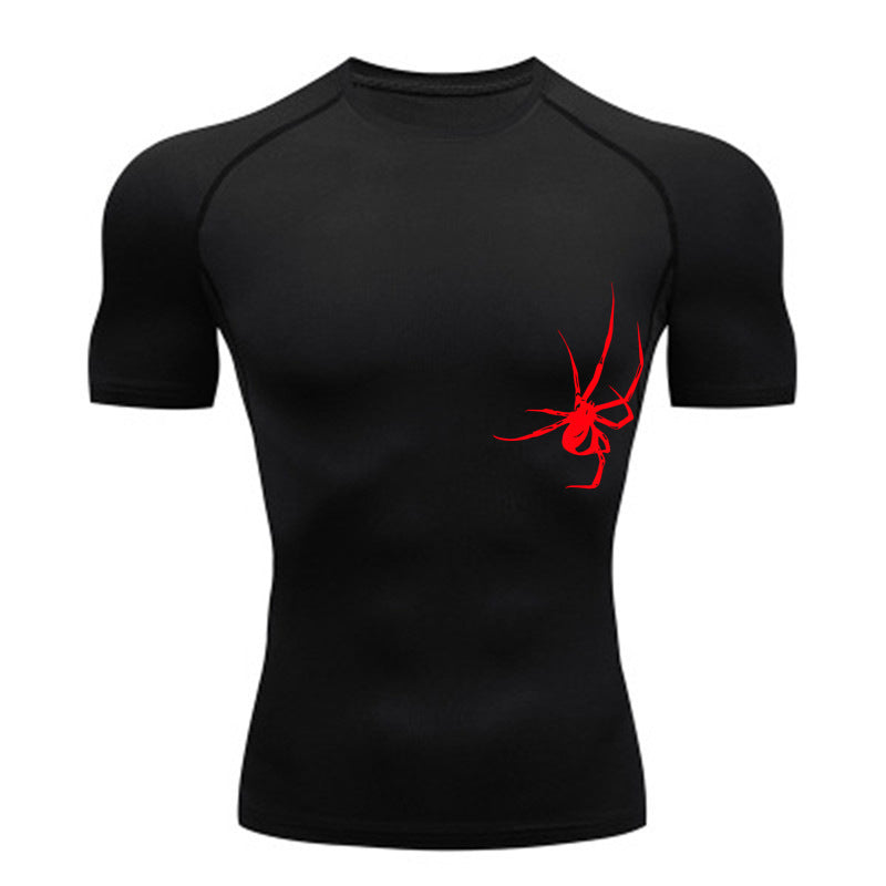Quick Drying Clothes Sports T-shirt Running Base Clothing Gym Training Tights - globaltradeleader