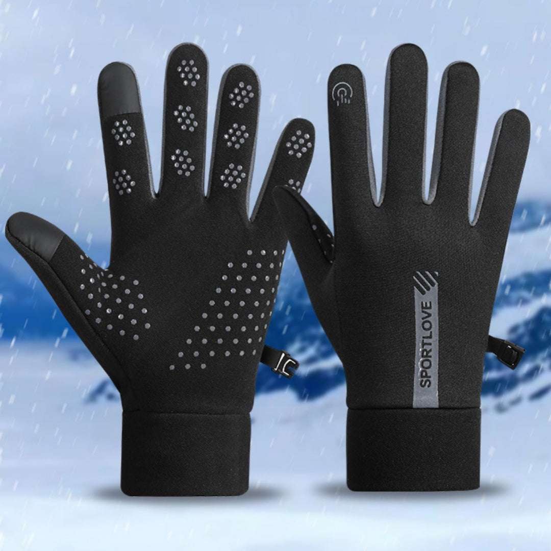 Winter Windproof And Cold Resistant Velvet Warm Touch Screen Anti Slip Gloves - globaltradeleader