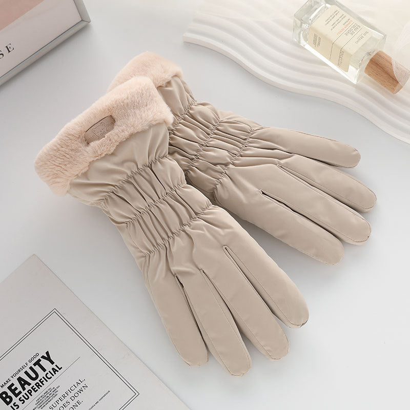 Winter Fleece-lined Thickened Touch Screen Gloves - globaltradeleader