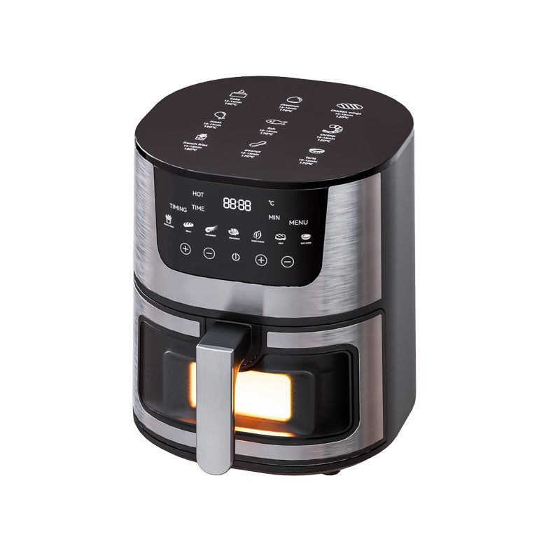 Stainless Steel Smart Visual Air Fryer Household Oven - globaltradeleader