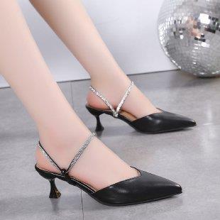 Closed Toe Half Slippers Women's Summer Wear Pointed Toe - globaltradeleader