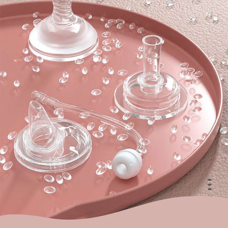 Wide Caliber Silicone Nipple And Bottle