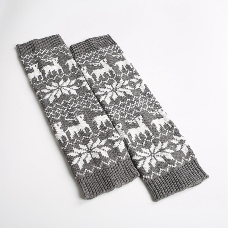 Christmas Winter Warm Shank Protection Leg Warmer