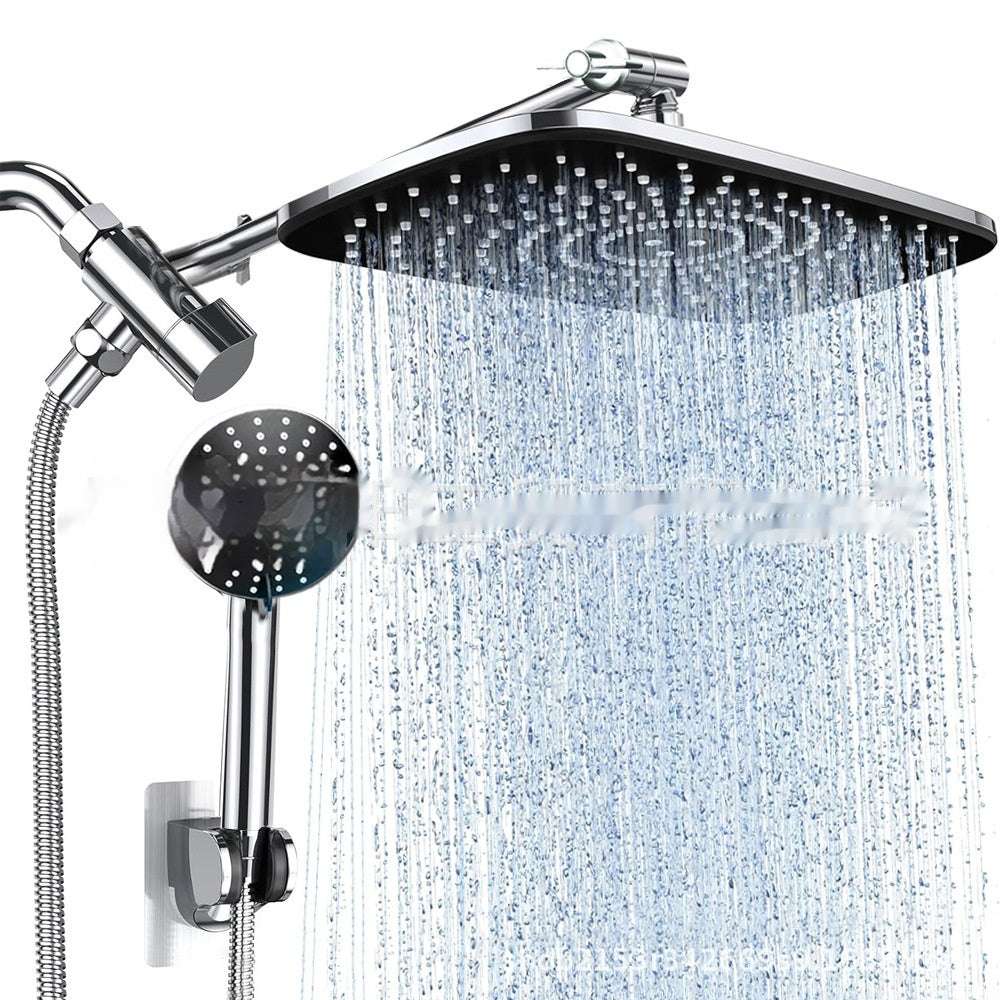 3-function Handheld Nozzle Elegant Black Shower Head Suit - globaltradeleader