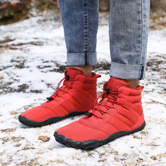 Five Fingers Non-slip Snow Boots Waterproof Velvet Warm Men And Women Outdoor Hiking Shoes - globaltradeleader