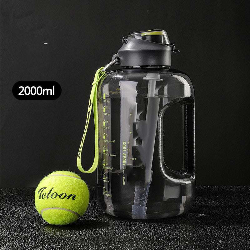 With Straw Large Portable Travel Bottles For Training Sport