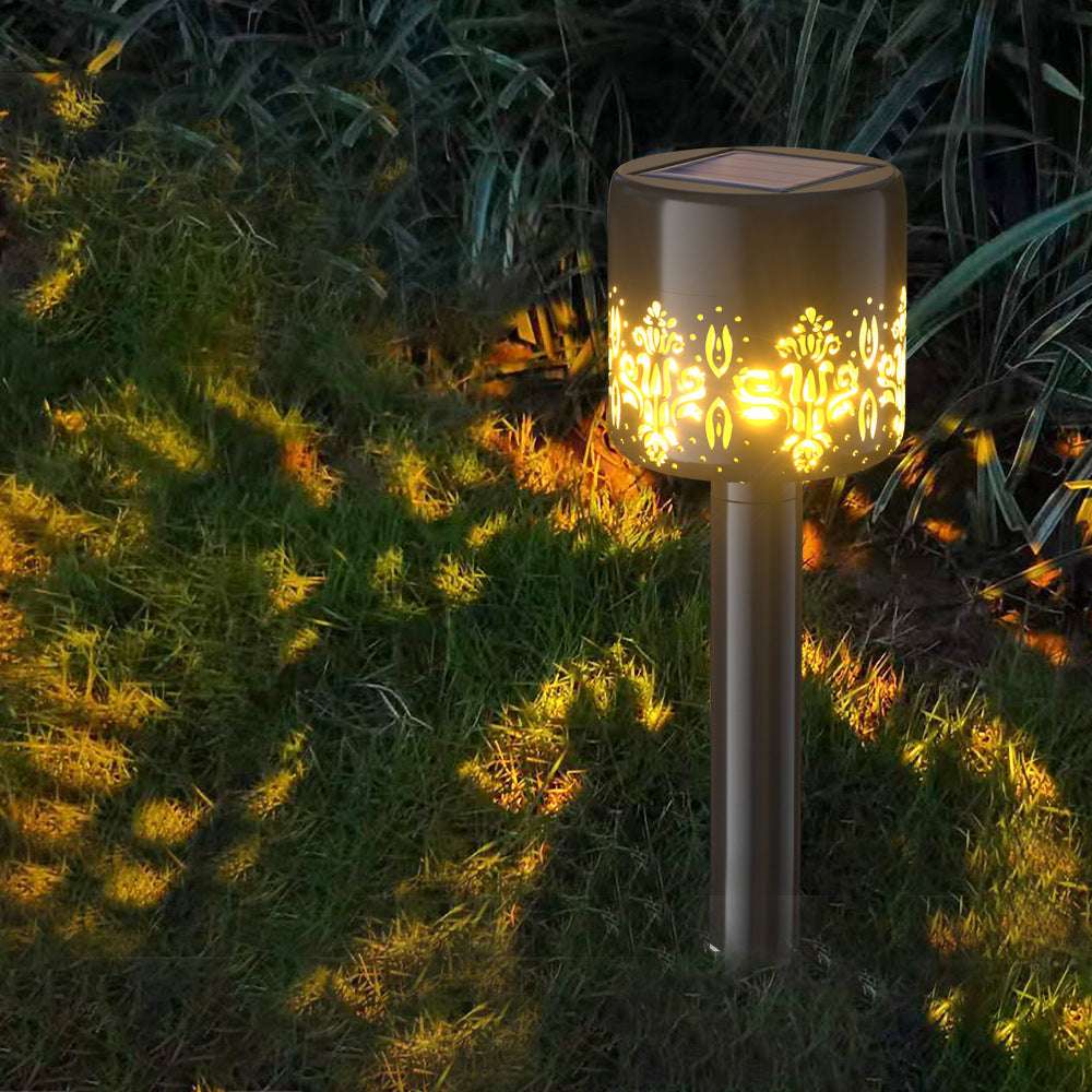 New Solar Plastic Lawn Floor Outlet Projection Lamp, Garden Decoration Lights - globaltradeleader