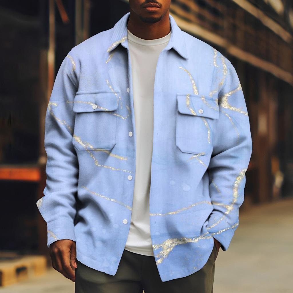 Men's Solid Color Basic Jacket Coat Plus Size Casual - globaltradeleader