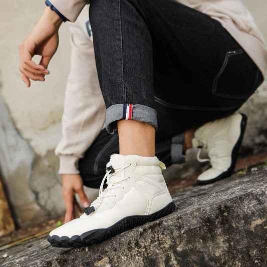 Couple Fleece-lined Hiking Shoes Non-slip Casual - globaltradeleader