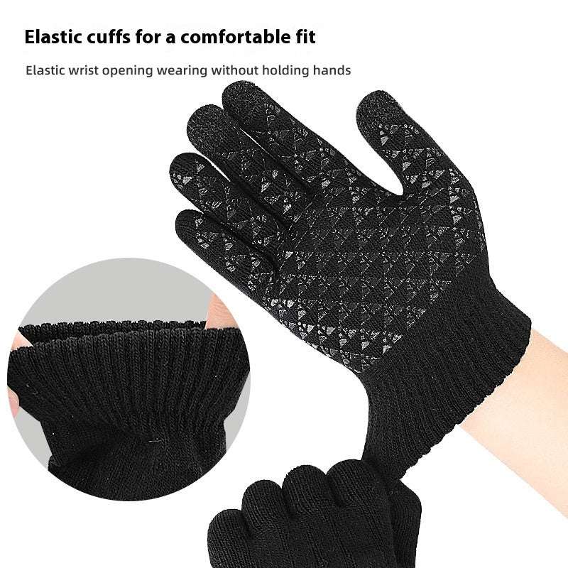 USB Heating Electric Heating Gloves Thermal Thickened Knitting - globaltradeleader