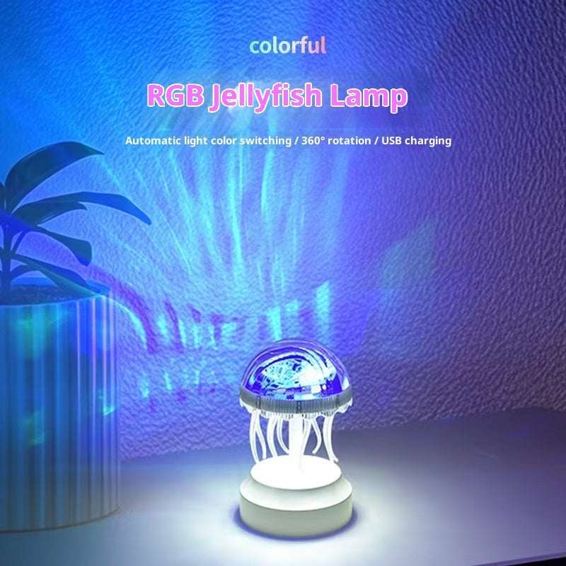 Jellyfish Atmosphere Night Light Colorful Creative Mood Light - globaltradeleader