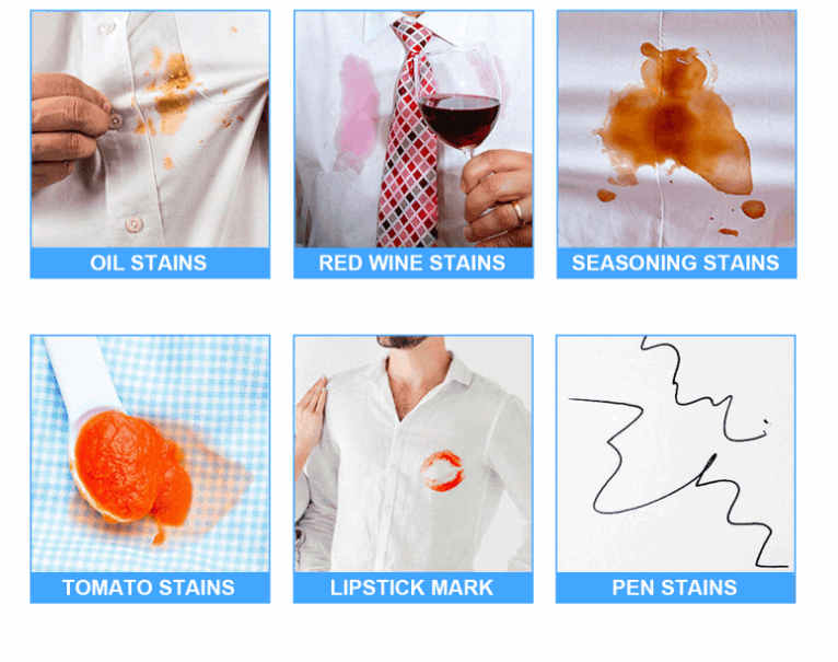 Clothes Stain Removal Ball Oil Stains Portable Decontaminate