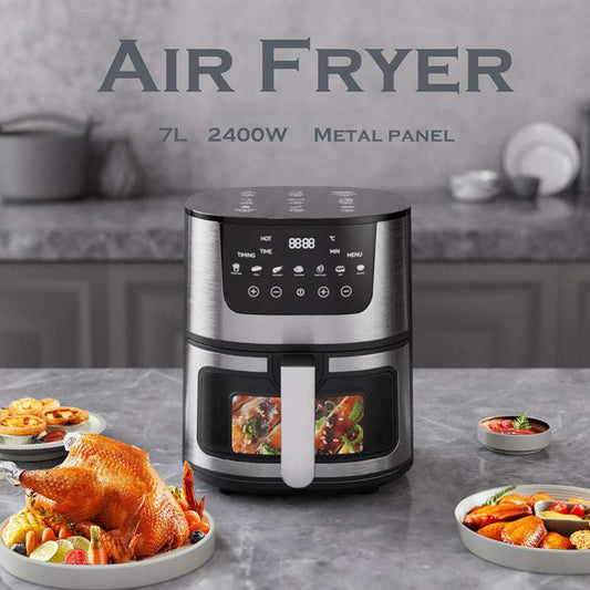 Stainless Steel Smart Visual Air Fryer Household Oven - globaltradeleader