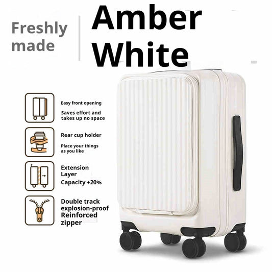 Expandable Multi Lever 20 Inch Suitcase - globaltradeleader