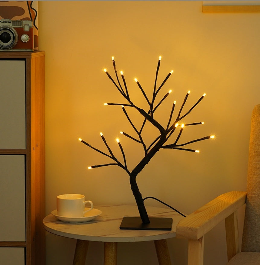 Bedroom Room Rose Tree Lamp Decoration - globaltradeleader