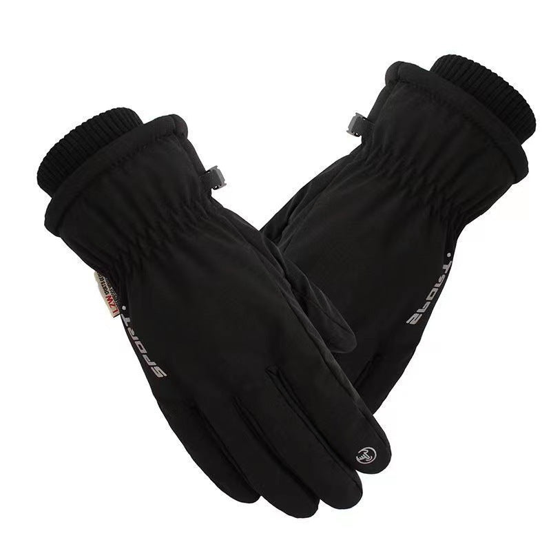 Couple Winter Fleece Thickened Warm And Windproof Gloves - globaltradeleader