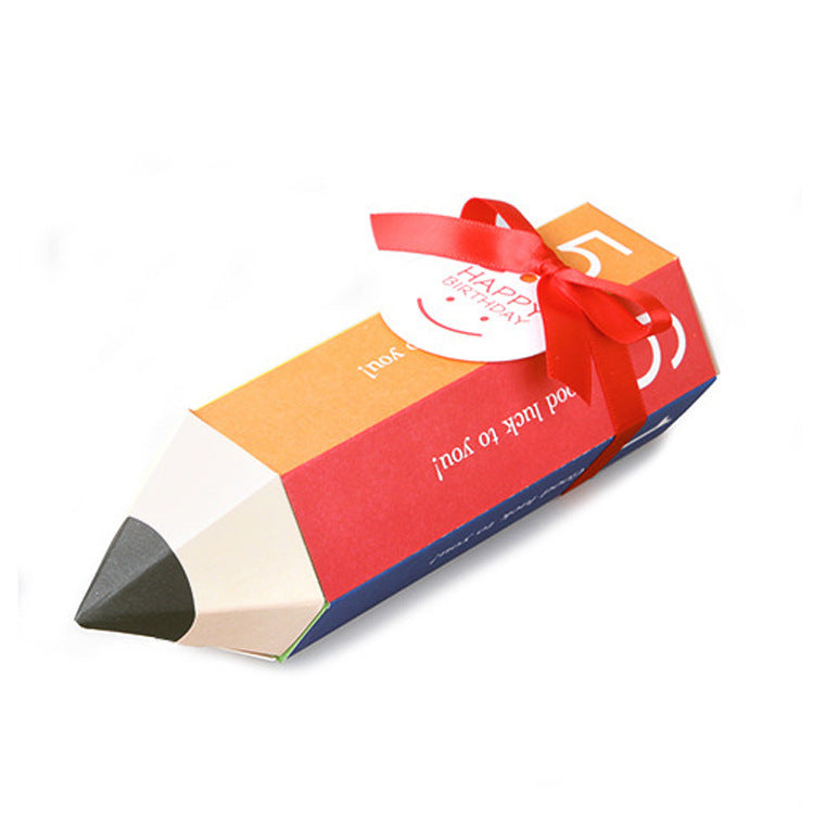 Creative Cartoon Pencil Candy Gift Box