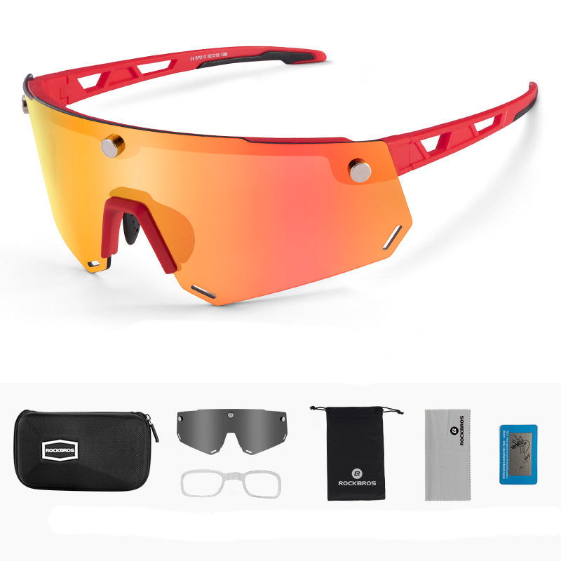 Polarized Cycling Glasses Magnetically Attract Big Frame Myopia