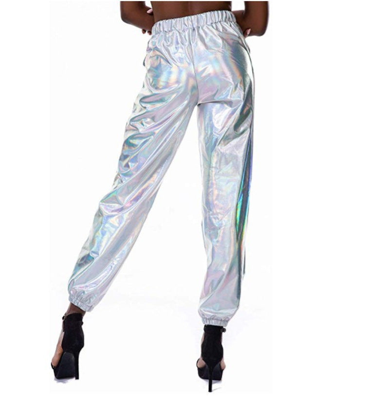 Fashion Casual Colorful Solid Color High-elastic Women's Trousers - globaltradeleader