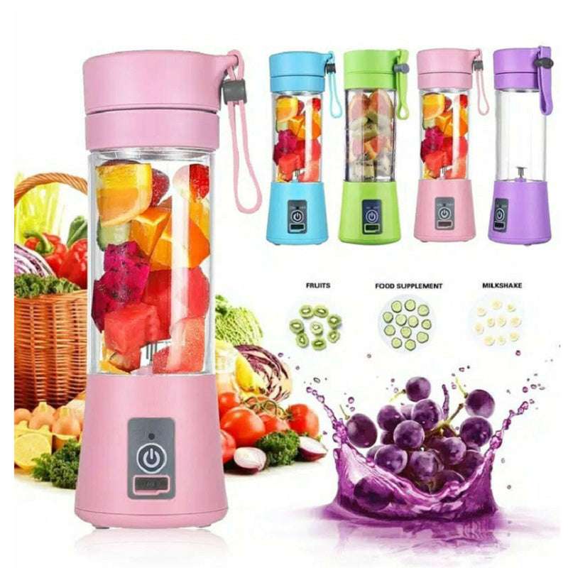 Portable Blender With USB Rechargeable Mini Kitchen Fruit Juice Mixer Home Simple Portable Electric Mini Juicer - globaltradeleader