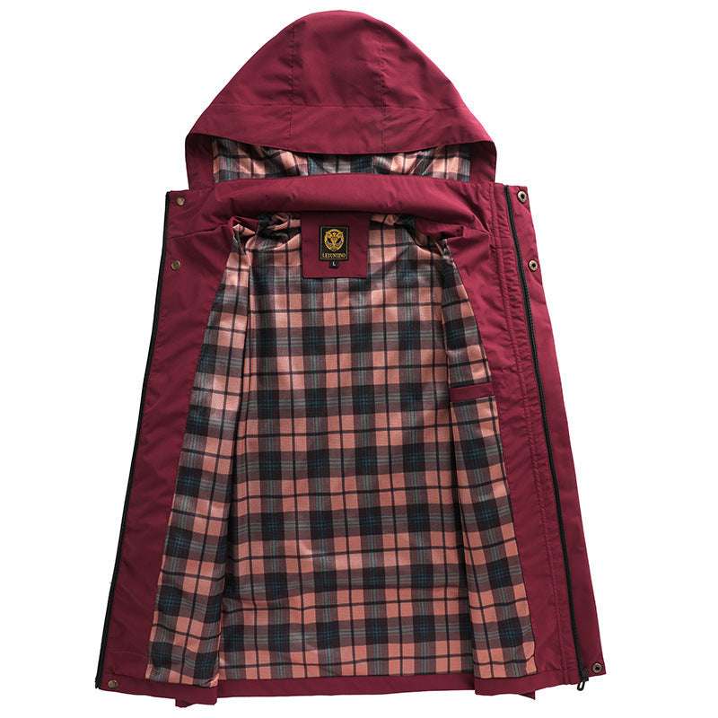 Coat Foreign Trade Hooded Jacket Waterproof Hooded Outdoor - globaltradeleader