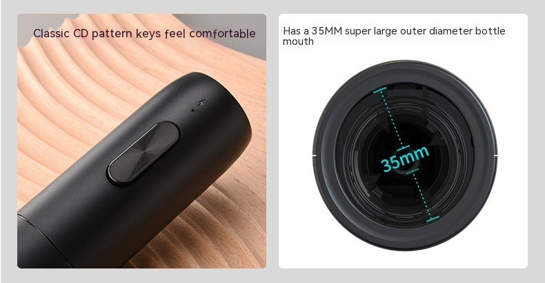 USB Rechargeable Business Gift Anniversary Celebration Storage Base Red Wine Electric Bottle Opener - globaltradeleader