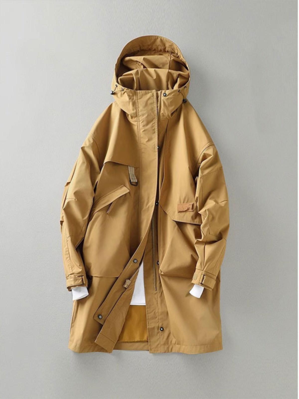 Trench Coat Men's Spring And Autumn Mid-length - globaltradeleader