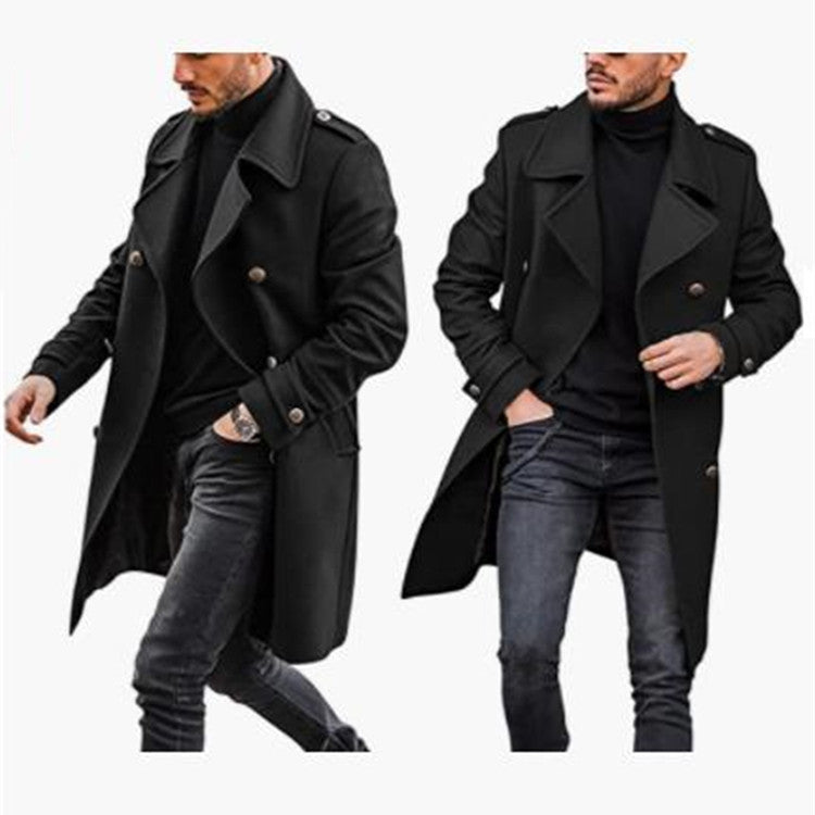 Woolen Men's Coat Autumn And Winter New Product Warm Padded Jacket - globaltradeleader