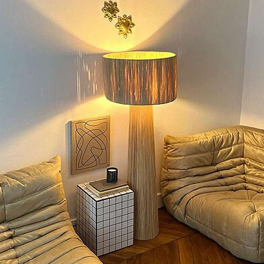 Bedroom Retro Bedside Hand-woven Rattan Table Lamp - globaltradeleader