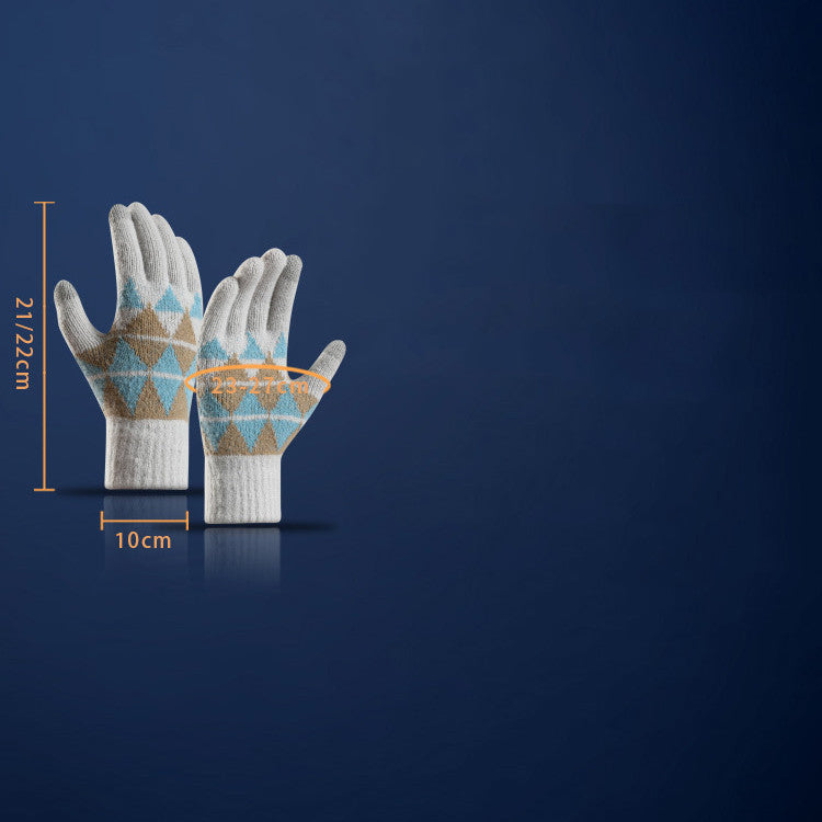New Knitted Gloves For Men And Women In Autumn And Winter - globaltradeleader