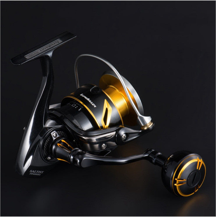 New High-speed All-metal Iron Plate Sea Fishing Spinning Reel