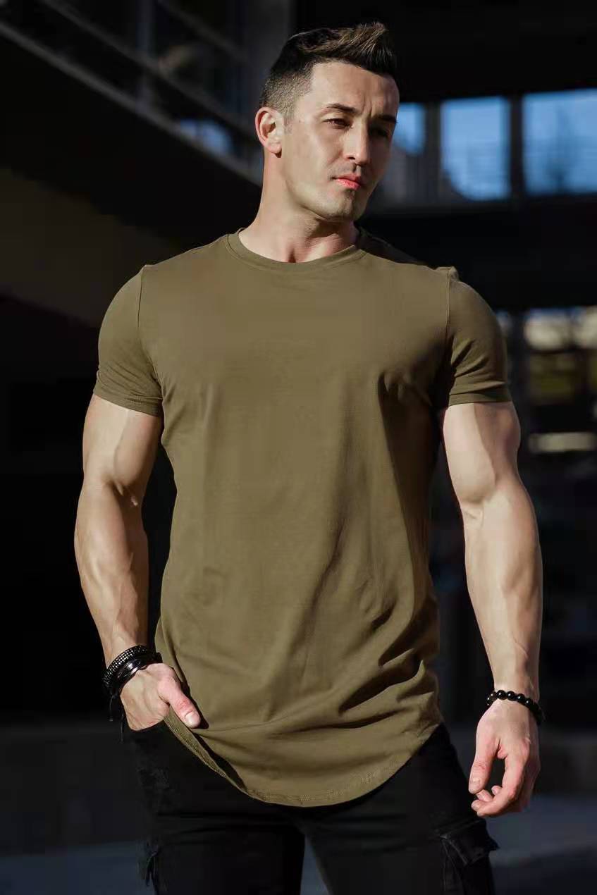 Men's Casual Short-sleeved Sports Fitness T-shirt - globaltradeleader