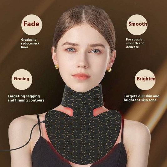 Neck Silicone Mask Led Red Blue Light Beauty Skin Rejuvenation - globaltradeleader