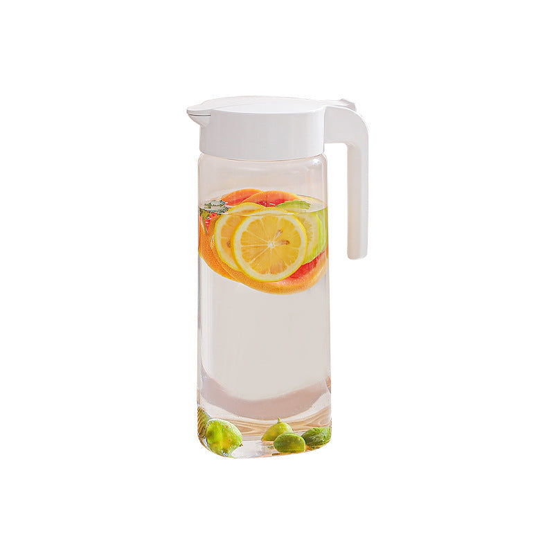 Press Type Plastic Cold Water Jug Large Capacity Fruit Juice Tea Drinking Cup - globaltradeleader