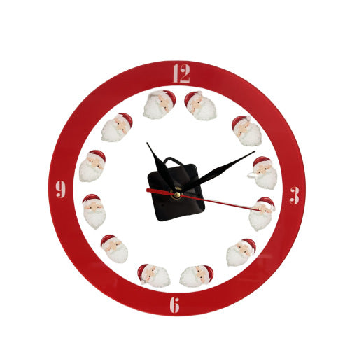 Home Christmas Living Room Noiseless Hanging Clock