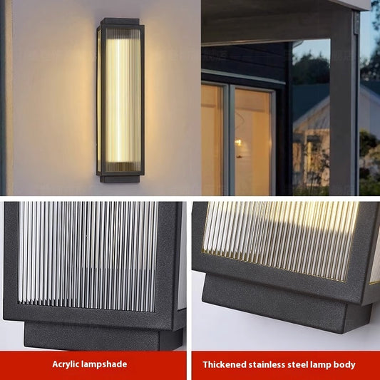 Outdoor Wall Lamp Waterproof Stainless Steel - globaltradeleader