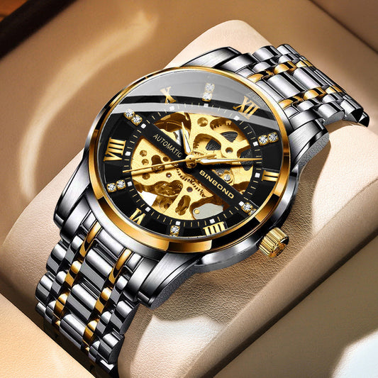 Men's Automatic Mechanical Watch Luminous Simple Fashion Trend - globaltradeleader