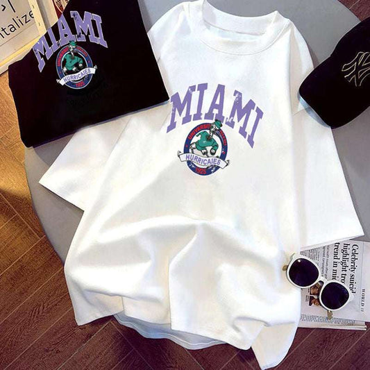 Women's Loose All Match Cotton Short Sleeves