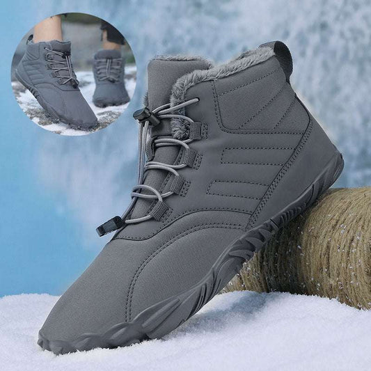 Outdoor Sports Cotton Shoes For Men And Women Winter Warm Slip-on Boots Wear-resistant Anti-ski Thickened Shoes Couple - globaltradeleader
