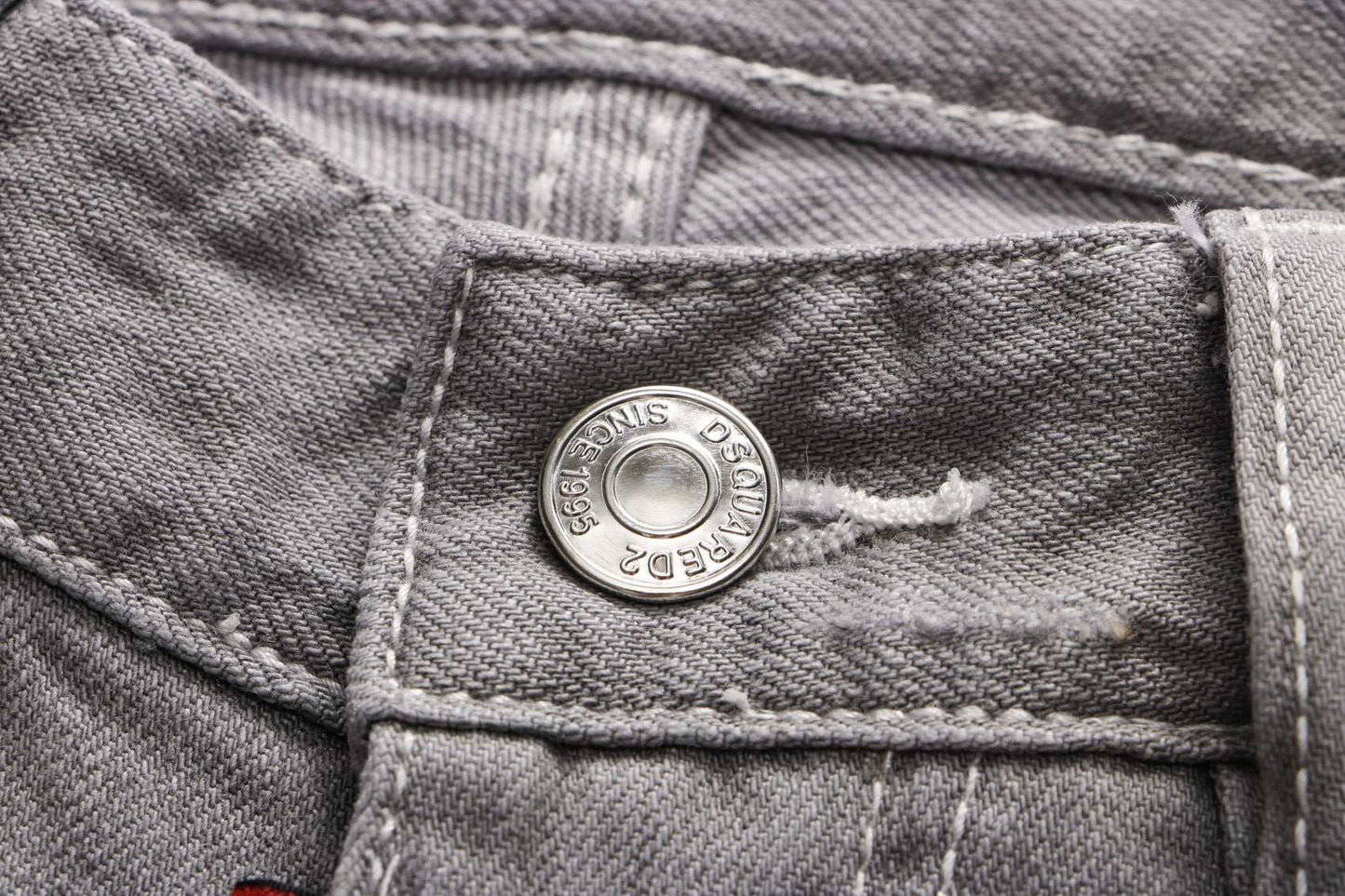 Grey Hong Kong Feng Shui Wash Slag Men's Jeans