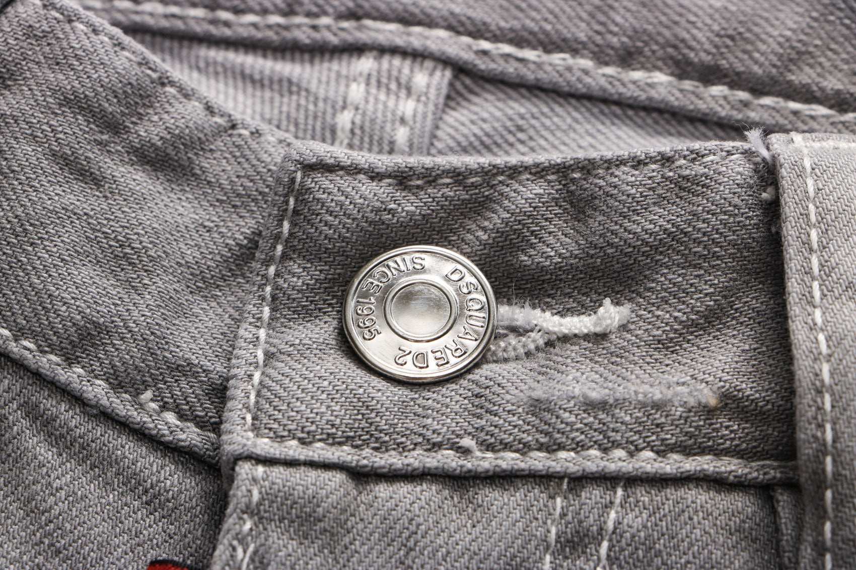 Grey Hong Kong Feng Shui Wash Slag Men's Jeans