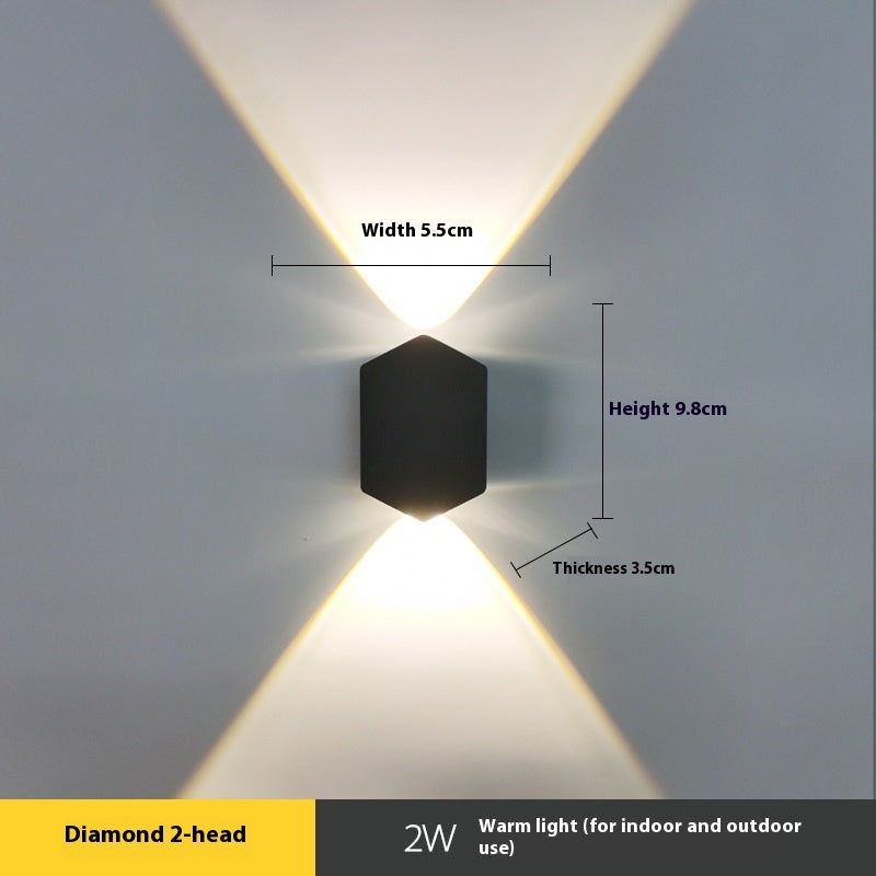 Modern Minimalist Led Wave Shape Corridor Aisle Wall Lamp - globaltradeleader