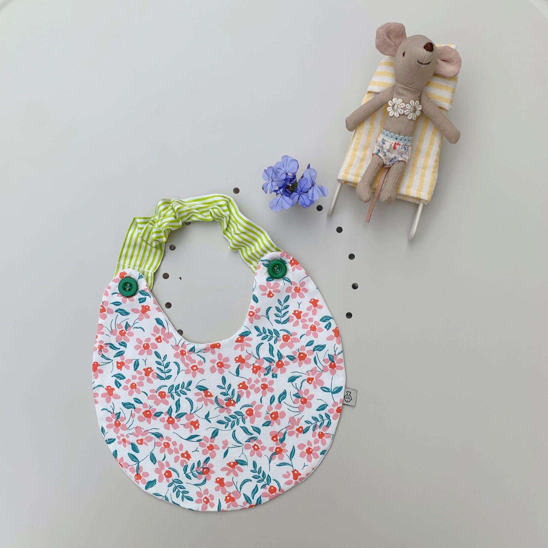 Removable Saliva Towel With Elastic Band For Newborn