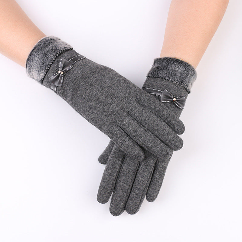 Women's Warm Winter Gloves With Non Down Touch Screen - globaltradeleader