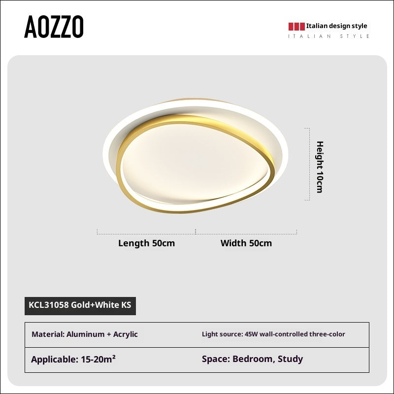 Round Bedroom Light Simple Modern Ultra-thin Ceiling Lamp - globaltradeleader