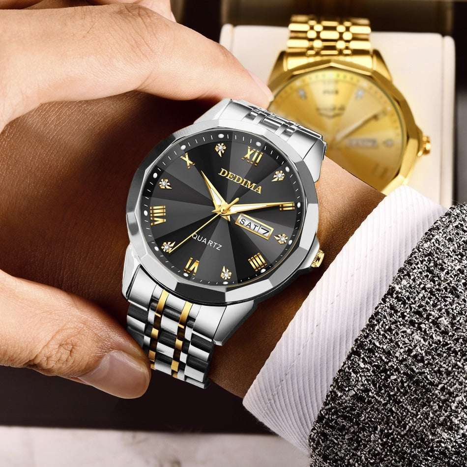 Men's Watch Waterproof Super Luminous Luxury Watch - globaltradeleader