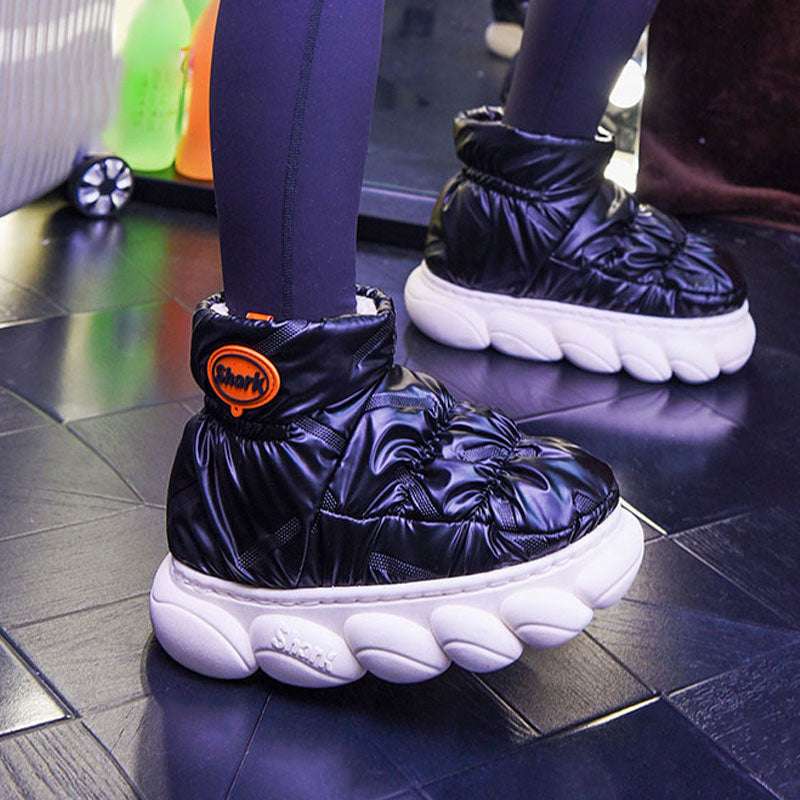 Winter Women Snow Boots Plush Warm Home Floor Down Shoes - globaltradeleader
