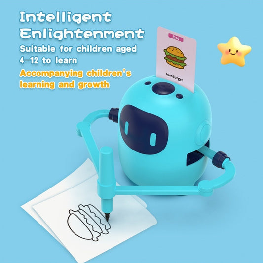 Blue Color Intelligent Child Drawing Robot - globaltradeleader