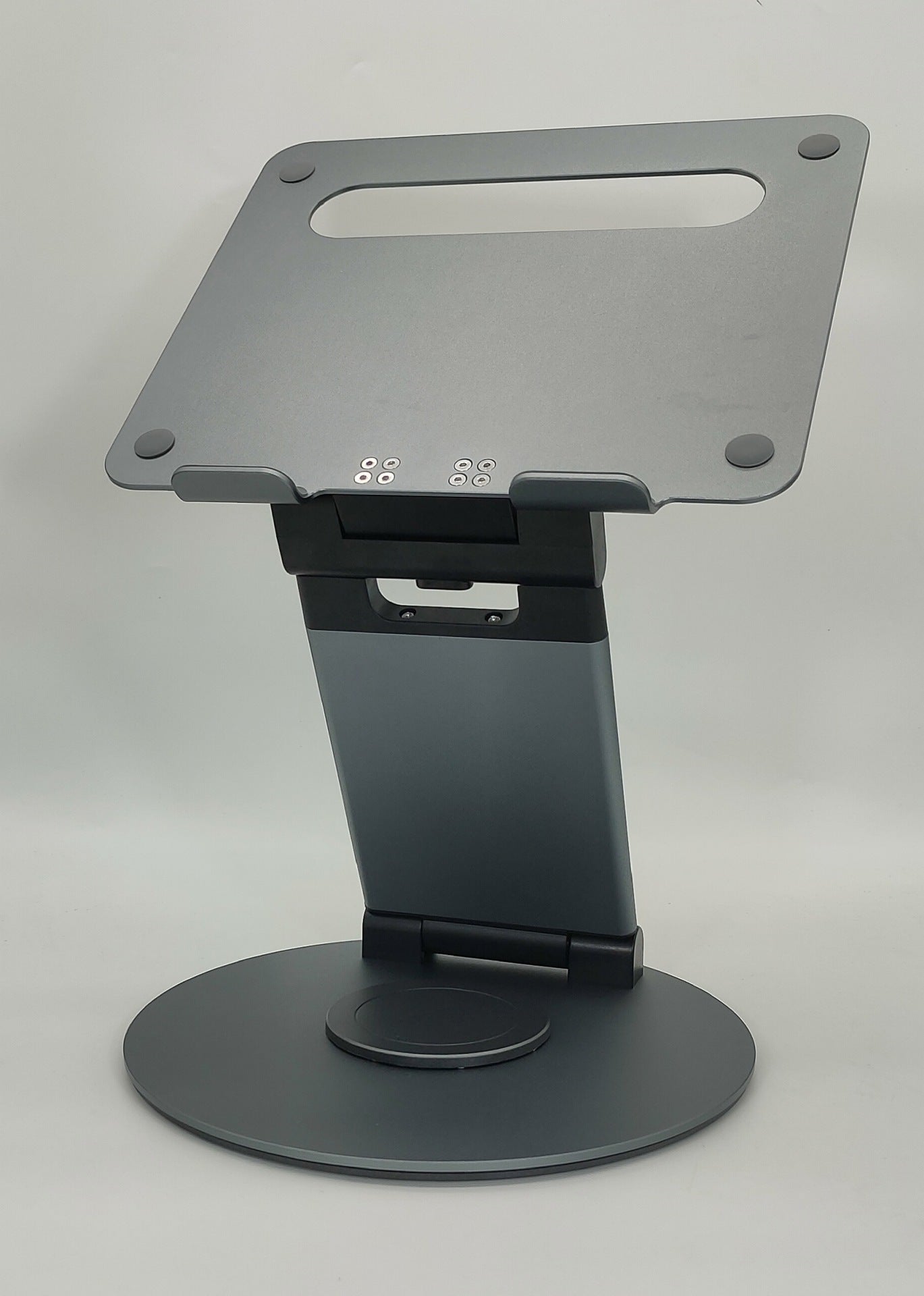 Notebook Bracket Laptop Bracket Aluminum Alloy Desktop Adjustable Base 360-degree Rotation - globaltradeleader